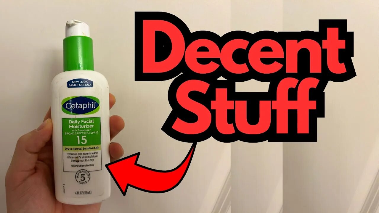 Cetaphil Moisturizer/Sunscreen SPF15 - My thoughts..
