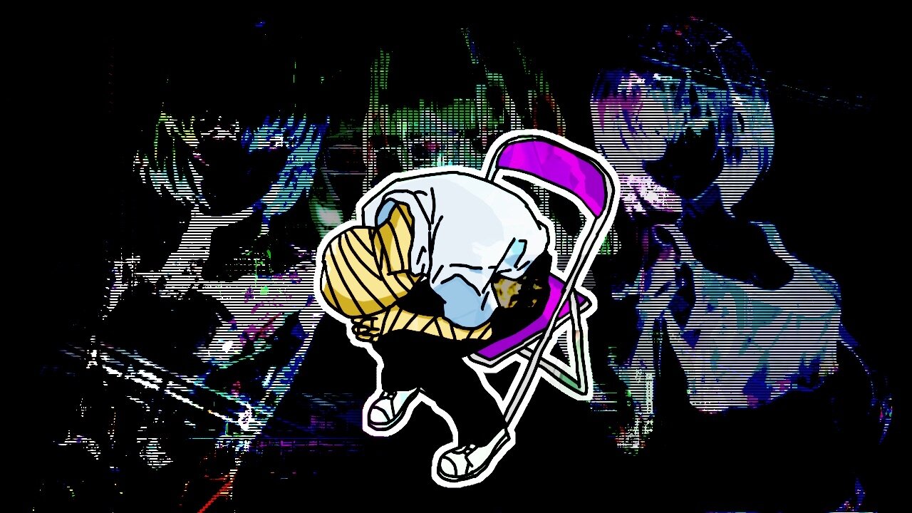 Schizophrenia but I’m an dystopian anime bartender