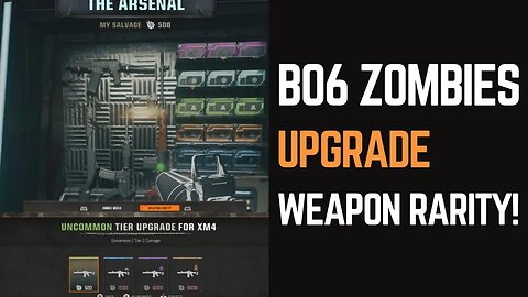 BO6 Zombies How to Upgrade Weapons Rarity: What You Need to Know!