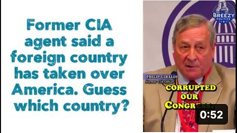 Former CIA agent said a foreign country has taken over America. Guess which country?