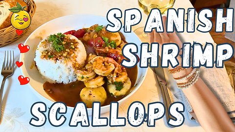 THE BEST EVER SPANISH GARLIC SHRIMP AND SCALLOPS | AUTHENTIC TAPAS RECIPE