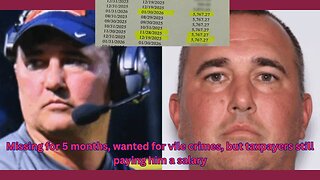 Teacher evading law since November was still being paid 7K a month by school board