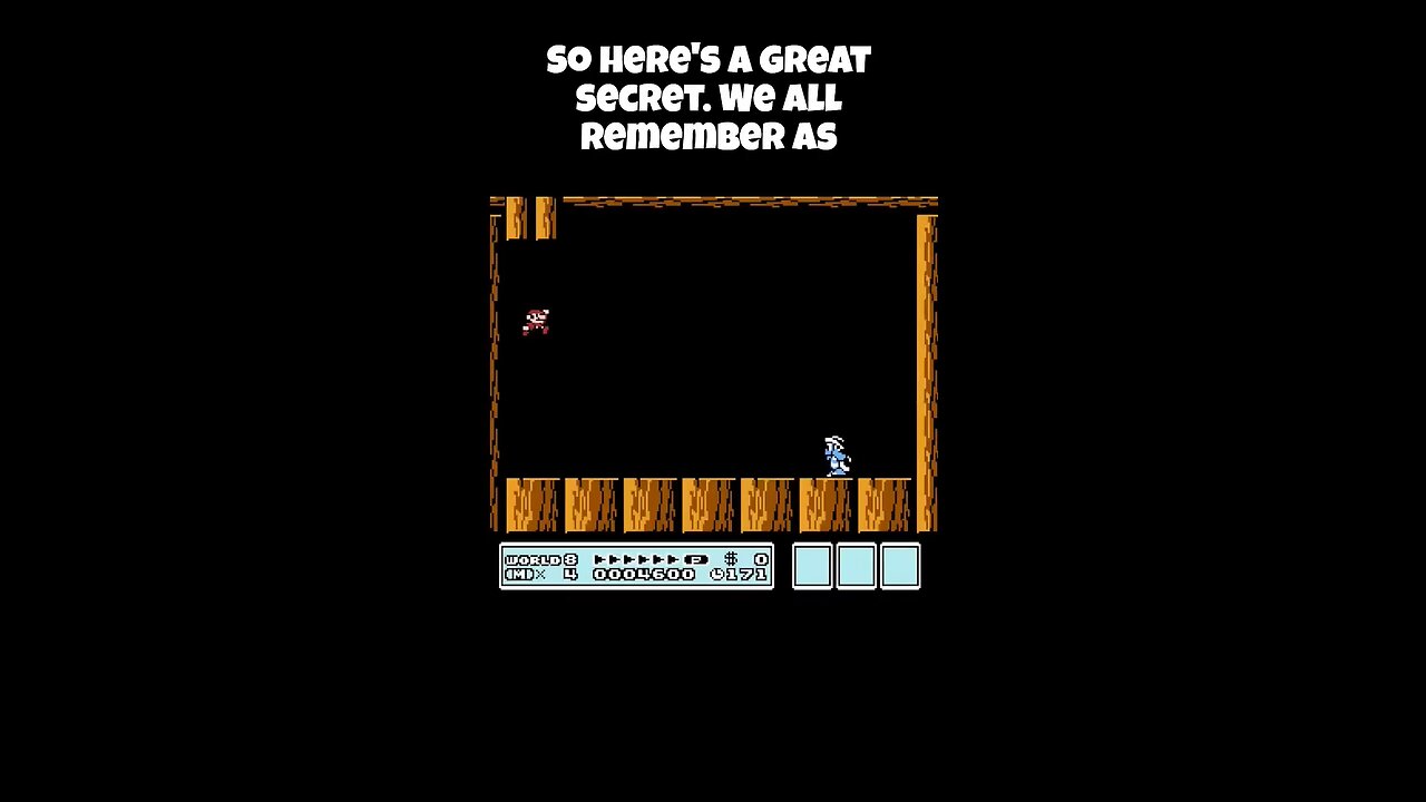 Go under the boats in Mario 3
