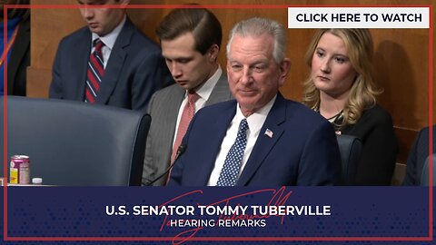 Senator Tuberville Emphasizes the Importance of School Choice at Senate Hearing