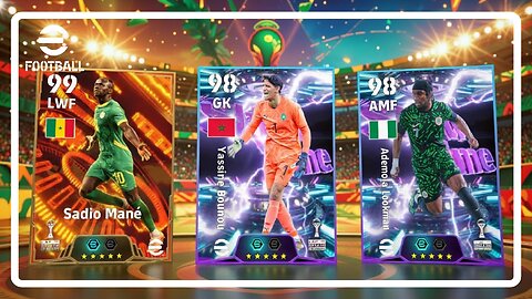 Big Time Sadio Mane In African Nations Cup Showtime Pack | eFootball | Update