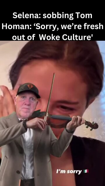 Selena Gomez Sobbing & Tom Homan’s Savage Reply 😭💀 | Funny Meme #Shorts