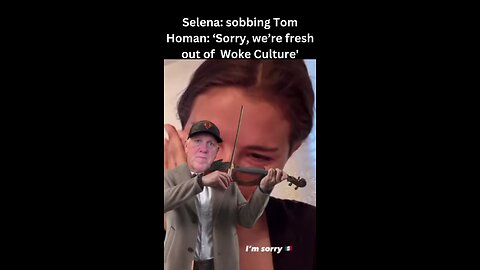 Selena Gomez Sobbing & Tom Homan’s Savage Reply 😭💀 | Funny Meme #Shorts