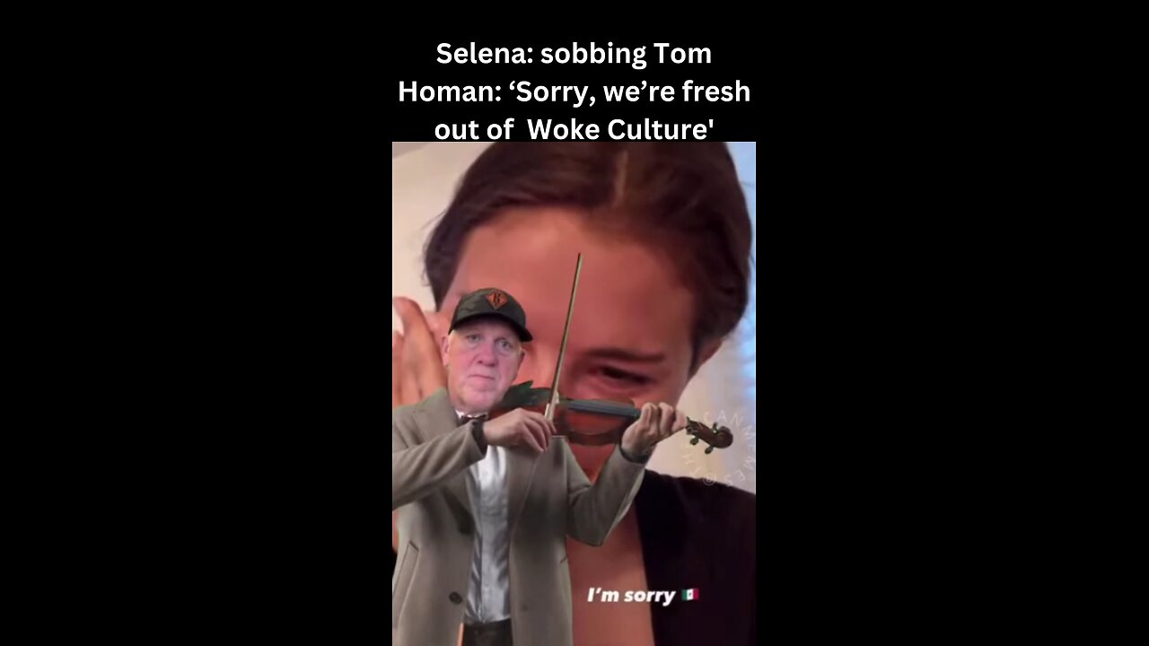 Selena Gomez Sobbing & Tom Homan’s Savage Reply 😭💀 | Funny Meme #Shorts