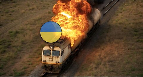 Russia STRIKES Train Loaded with NATO Tanks – $6B Equipment Destroyed