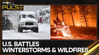 US: Winter Storms Join Forces With Raging Wildfires | World News | WION Pulse