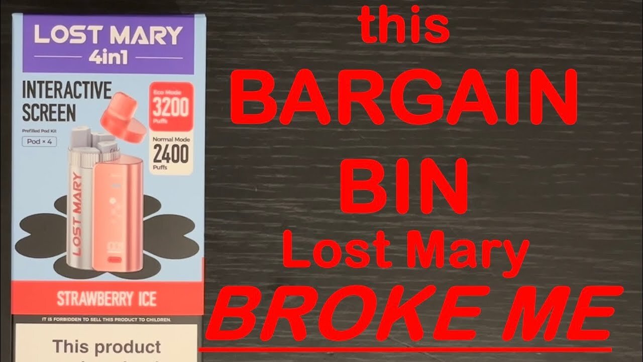 The Fall of Lost Mary… Lost Mary 4-in-1 unboxing