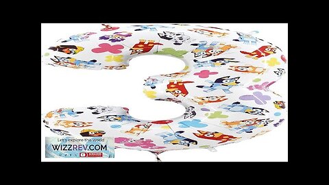 Toyland® 26 Inch Bluey & Bingo Number Foil Balloon Kids Party Review