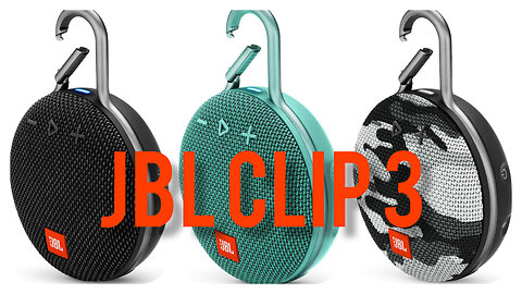 JBL Clip 3,Waterproof, Durable & Portable Bluetooth Speaker under $40 only