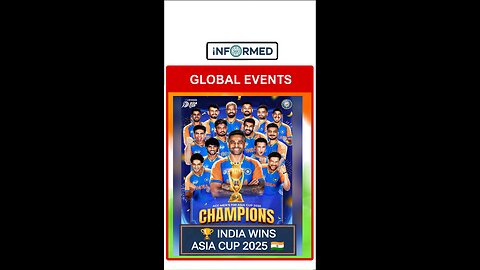 🏆 India Wins Asia Cup 2025 🇮🇳