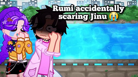 Rumi accidentally scaring Jinu 😭