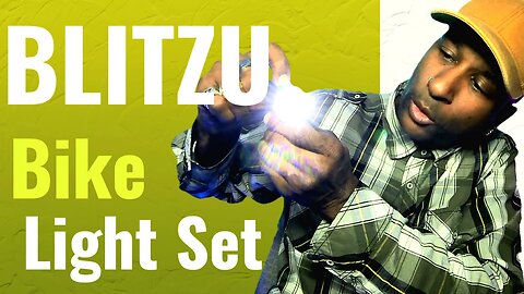 BLITZU Bike Lights Set Review | LED Rechargeable Headlight & Rear Taillight for Night Riding Safety