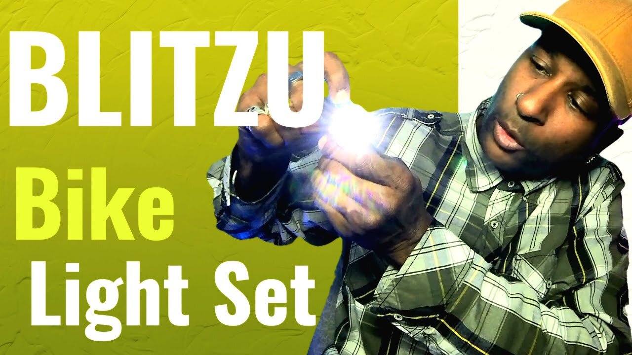 BLITZU Bike Lights Set Review | LED Rechargeable Headlight & Rear Taillight for Night Riding Safety