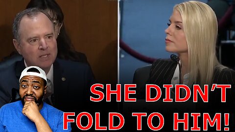 Pam Bondi CALMLY DISMANTLES Trump Deranged Adam Schiff Raging Over Her Locking Up Liz Cheney!