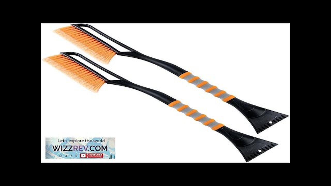 AstroAI 2 Pack 27" Snow Brush and Ice Scrapers for Car Windshield Review