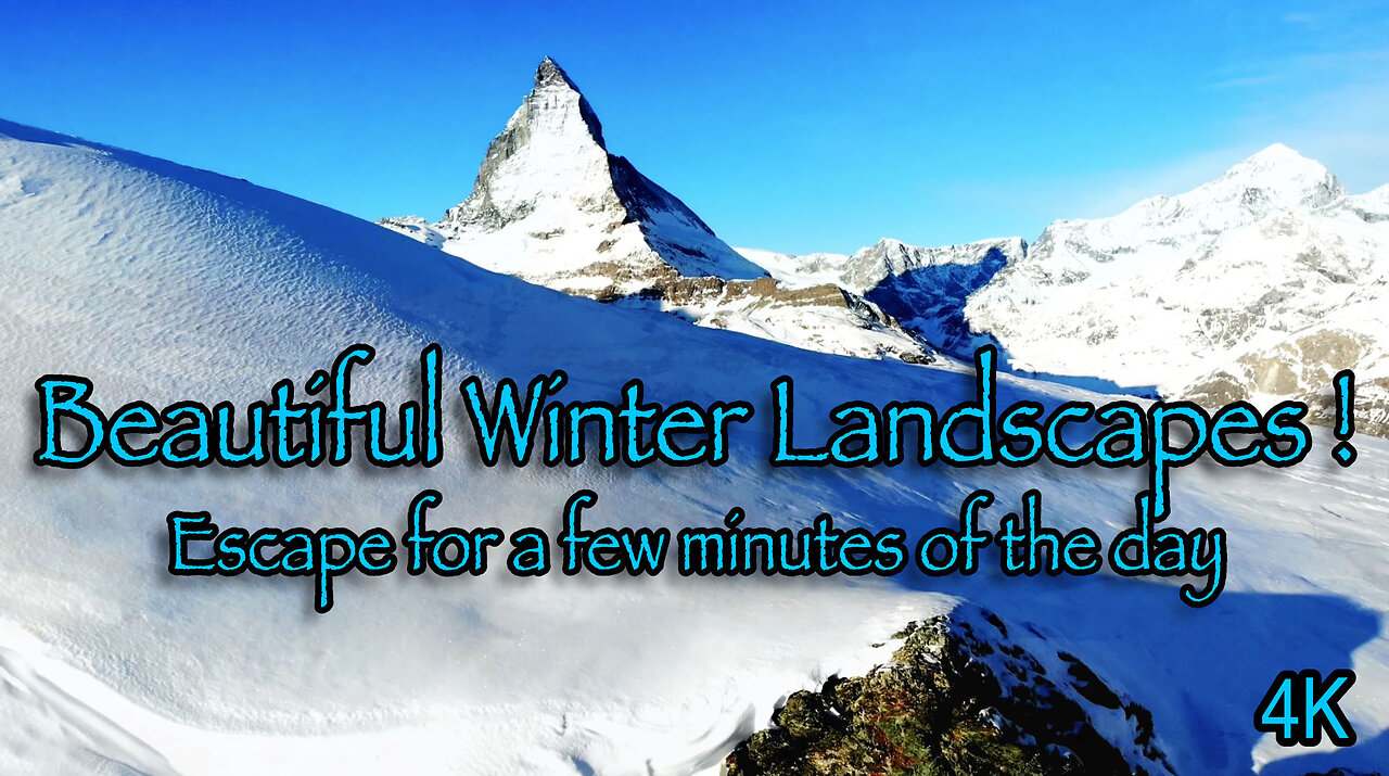 BEAUTIFUL WINTER LANDSCAPES TO HELP YOU RELAX