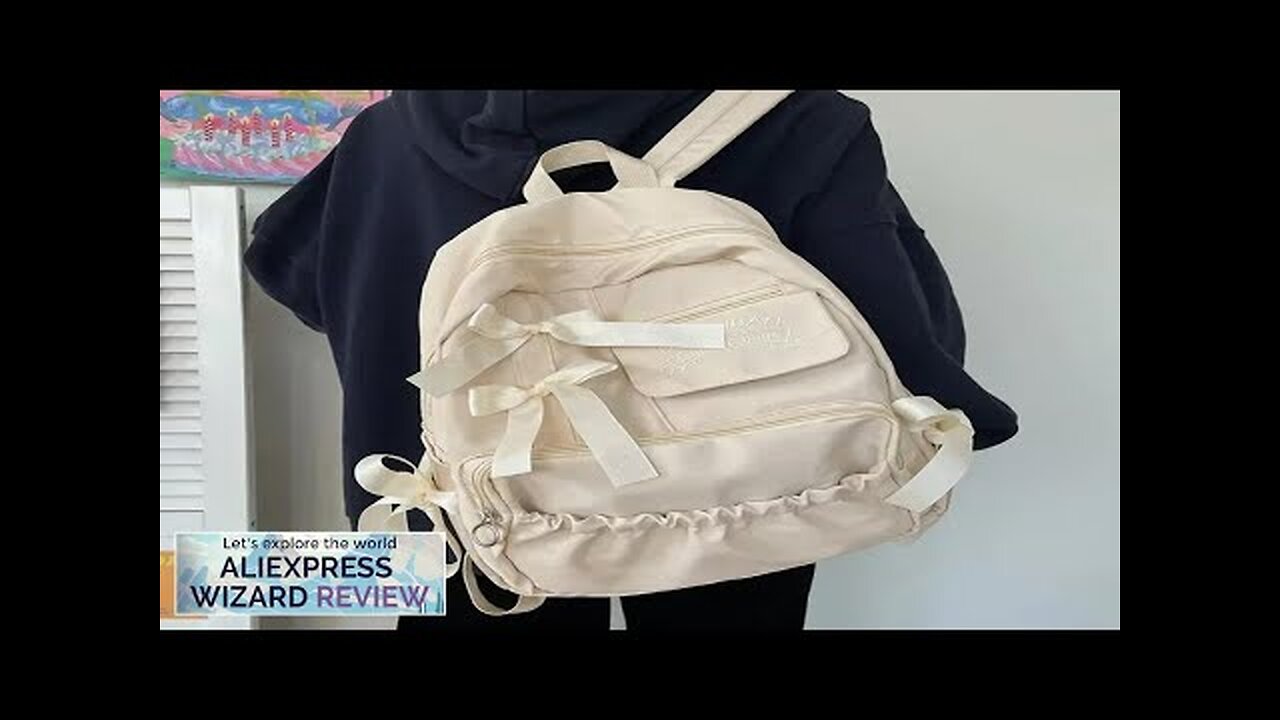 Fashion Backpack Canvas Women Backpack Anti-theft Shoulder Bags New School Bag Review