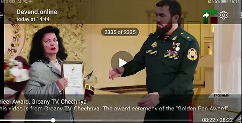 Price- Award, Grozny TV, Chechnya