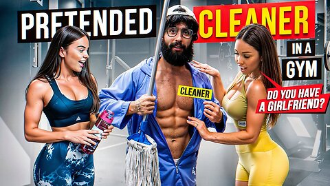 Cleaner ANATOLY Shocks GIRLS in a GYM ｜ Anatoly GYM PRANK #27