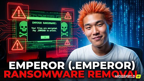 || SOLVED ✅🔘|| Emperor (.EMPEROR) ransomware Virus - removal and Decryption