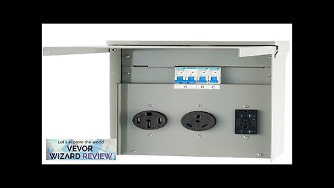 VEVOR Temporary Power Outlet Panel 125/250V RV Power Outlet Box Review