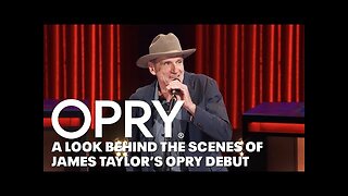 James Taylor Makes Grand Ole Opry Debut!
