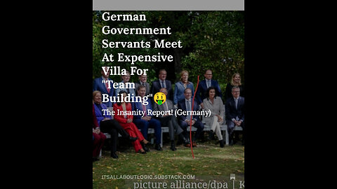 German Government Servants Meet At Expensive Villa For "Team Building"🤑