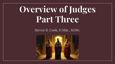 Graduate Course Overview of Judges - Part Three