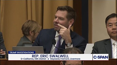 Rep Eric Swalwell Claims Jack Smith Did Everything Right