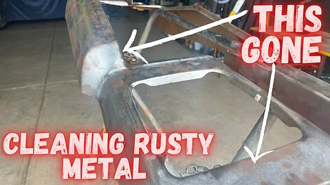 CLEANING RUSTY METAL THE CORRECT WAY - HJ WAGON BEATER BUILD EP 15