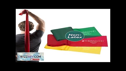 THERABAND Resistance Bands Set Professional Elastic Band For Upper & Lower Body Review