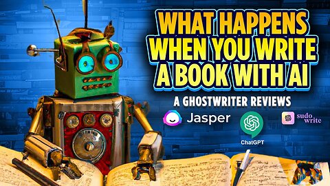 Celebrity Ghostwriter & Persuasive Writing Coach Joshua Lisec Reviews AI: Jasper, ChatGPT, Sudowrite