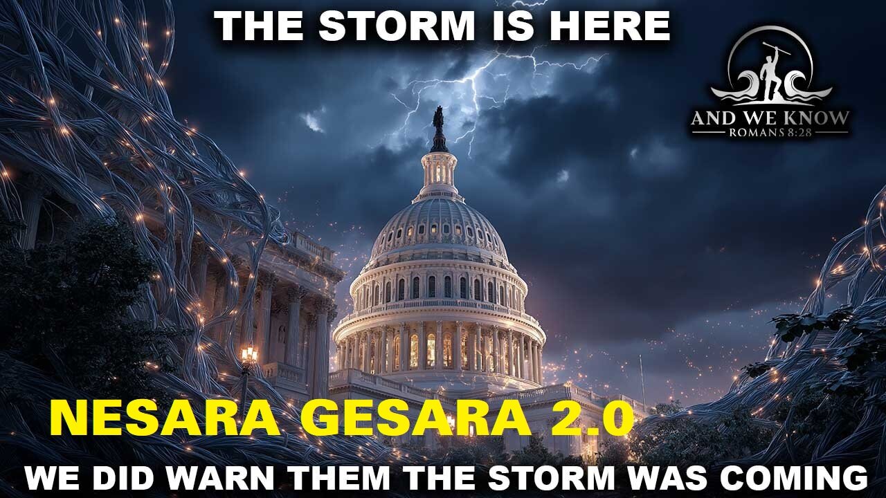 AND WE KNOW 10.28.25: THE STORM is HERE, Warnings sent, 2028, PRAY!