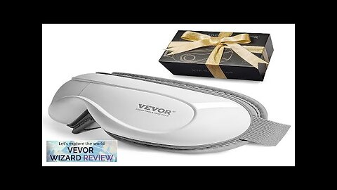 VEVOR Heated Eye Massager Eye Care Device 5 Modes Bluetooth Music 180° Review