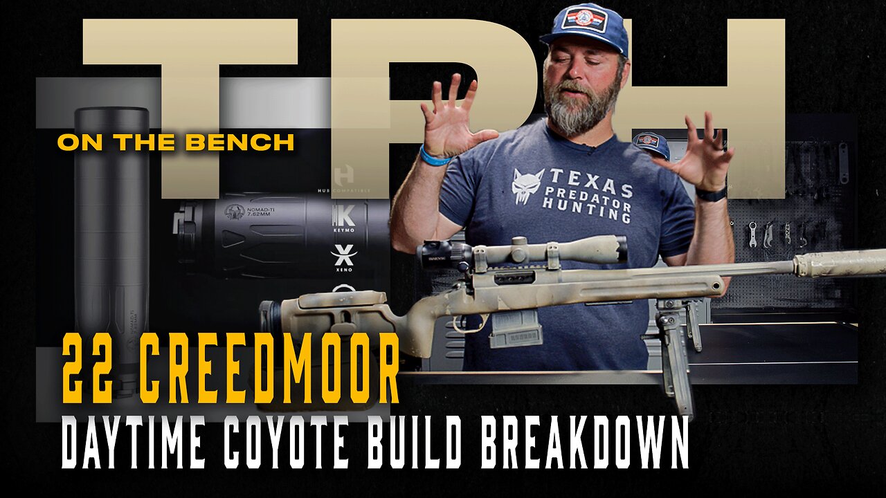 My Daytime Coyote Rig: 22 Creedmoor Crux Build & Barrel Life | On The Bench