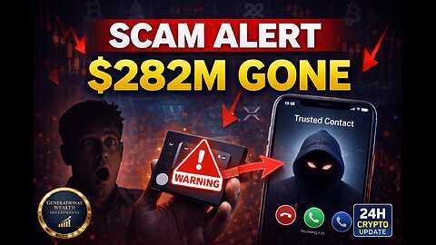 Crypto Scam Alert: $282M Vanished from Hardware Wallet | Bitcoin, XRP & Ethereum News Today 2026