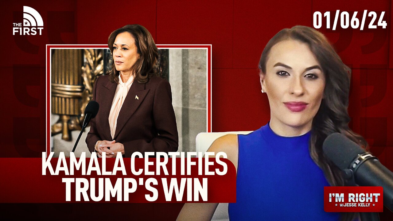 Kamala Certifies Trump's Win As Trudeau RESIGNS | I'm Right - 1/6/25 (Guest Host: Breanna Morello)