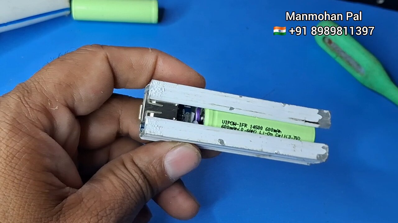 How to Make Small Powerbank with Metal body By Manmohan Pal