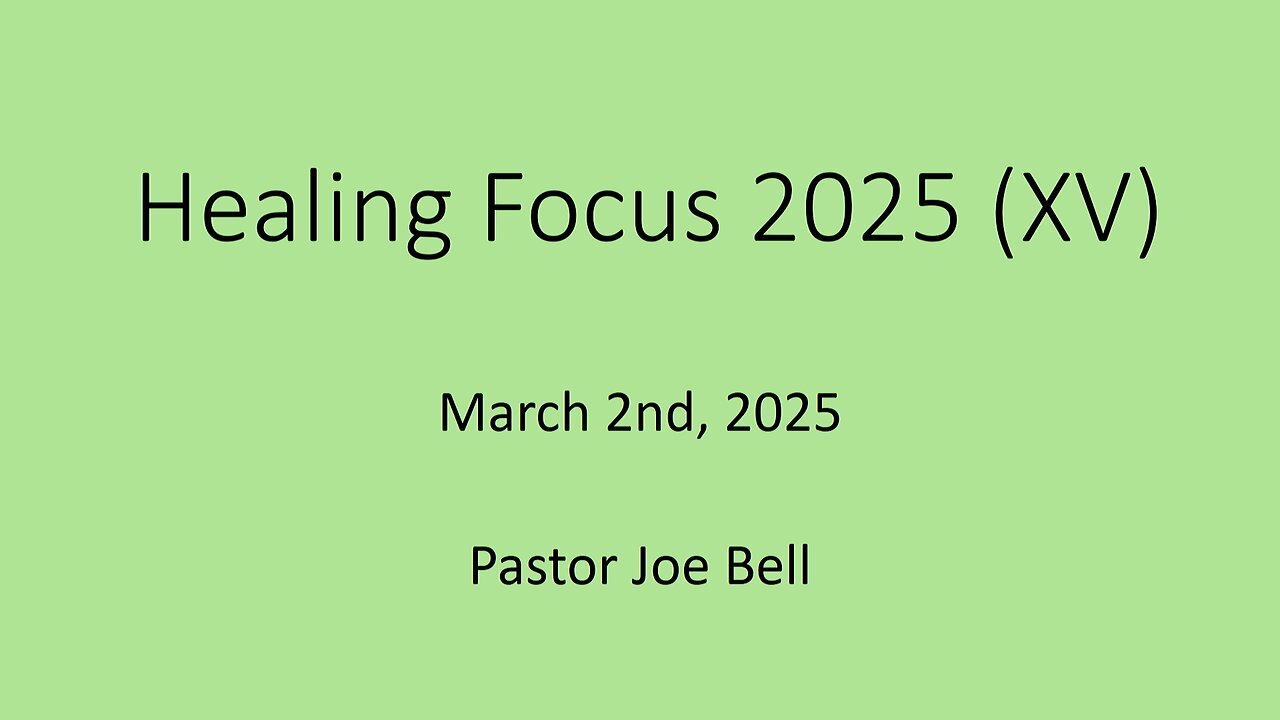 Healing focus 2025 XV