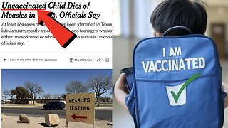 Fake Breakout Warning! 1st Measles Death In 10yrs Beause Of Unvaxed Child! False Flag! 🎯SEE DESC🎯