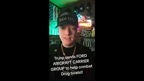 Tru o sends Ford Carrier Strike Group to combat Venezuelan Drug Boats!!