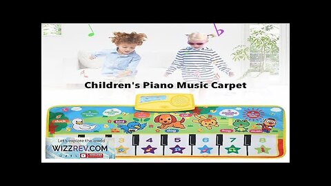 Music Piano Carpet Portable Kids Musical Mats Baby Early Education Music Piano Review