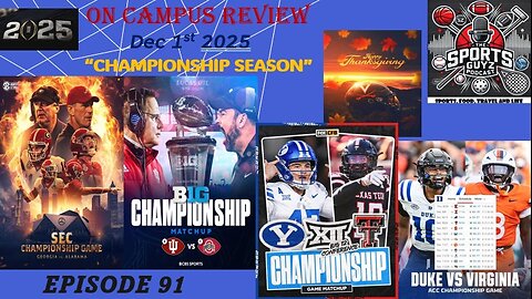 "Championship Season" - On Campus Review - Dec 1st 2025 - Episode 91