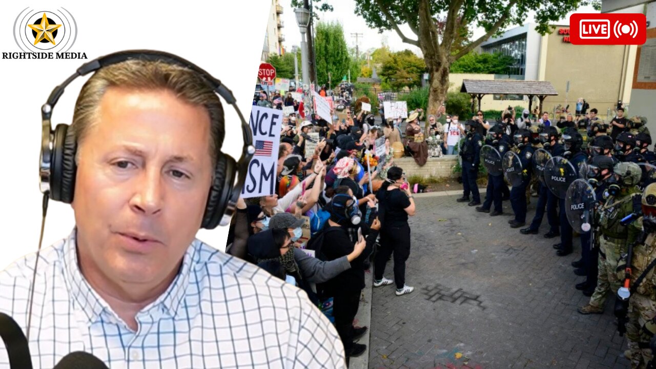 Portland Turning to Mayhem + Mass Shooting in Montgomery - Rightside Radio Broadcast - 10-6-25
