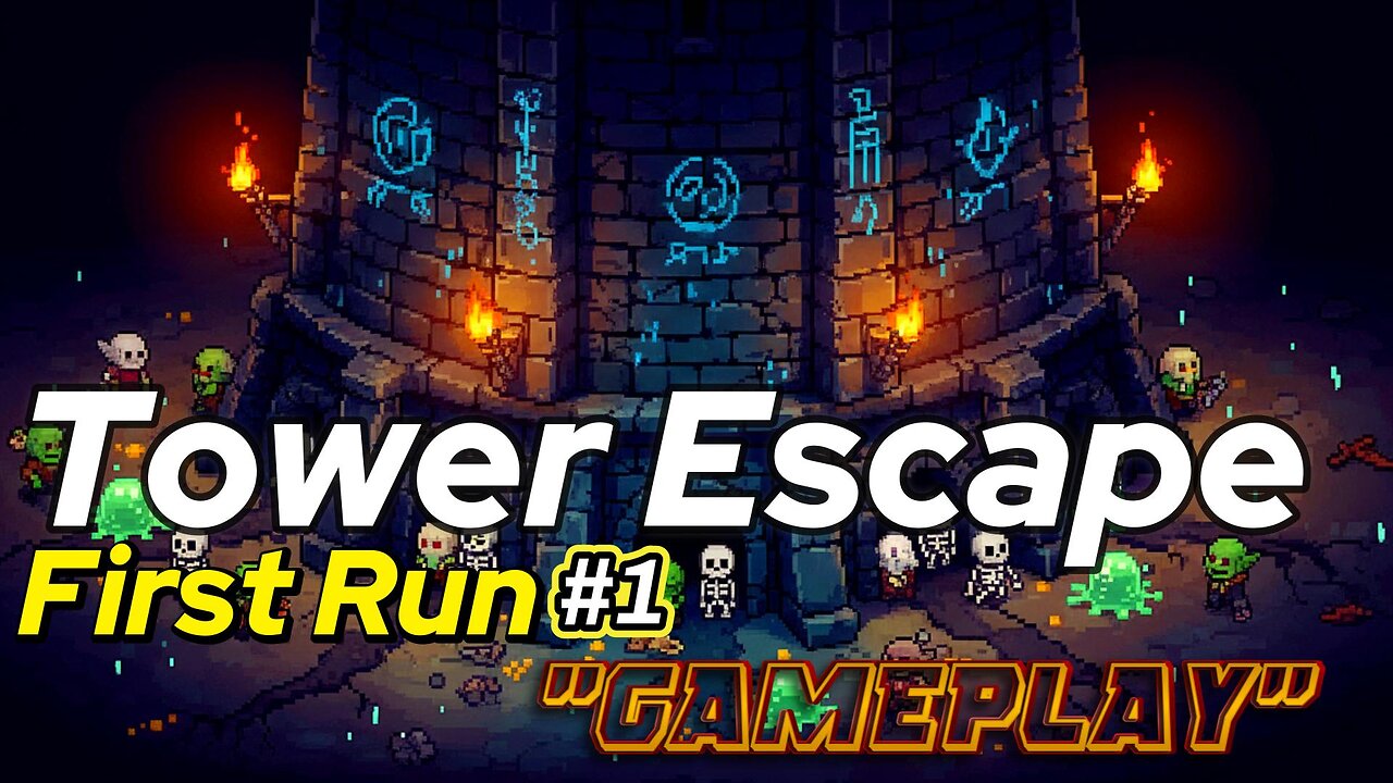 Tower Escape 🏰 | First Run – 10 Minutes of Reverse Tower Defense Strategy | No Commentary