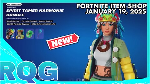 "NEW" SPIRIT TAMER HARMONIE IS HERE! FORTNITE ITEM SHOP (January 19, 2025)